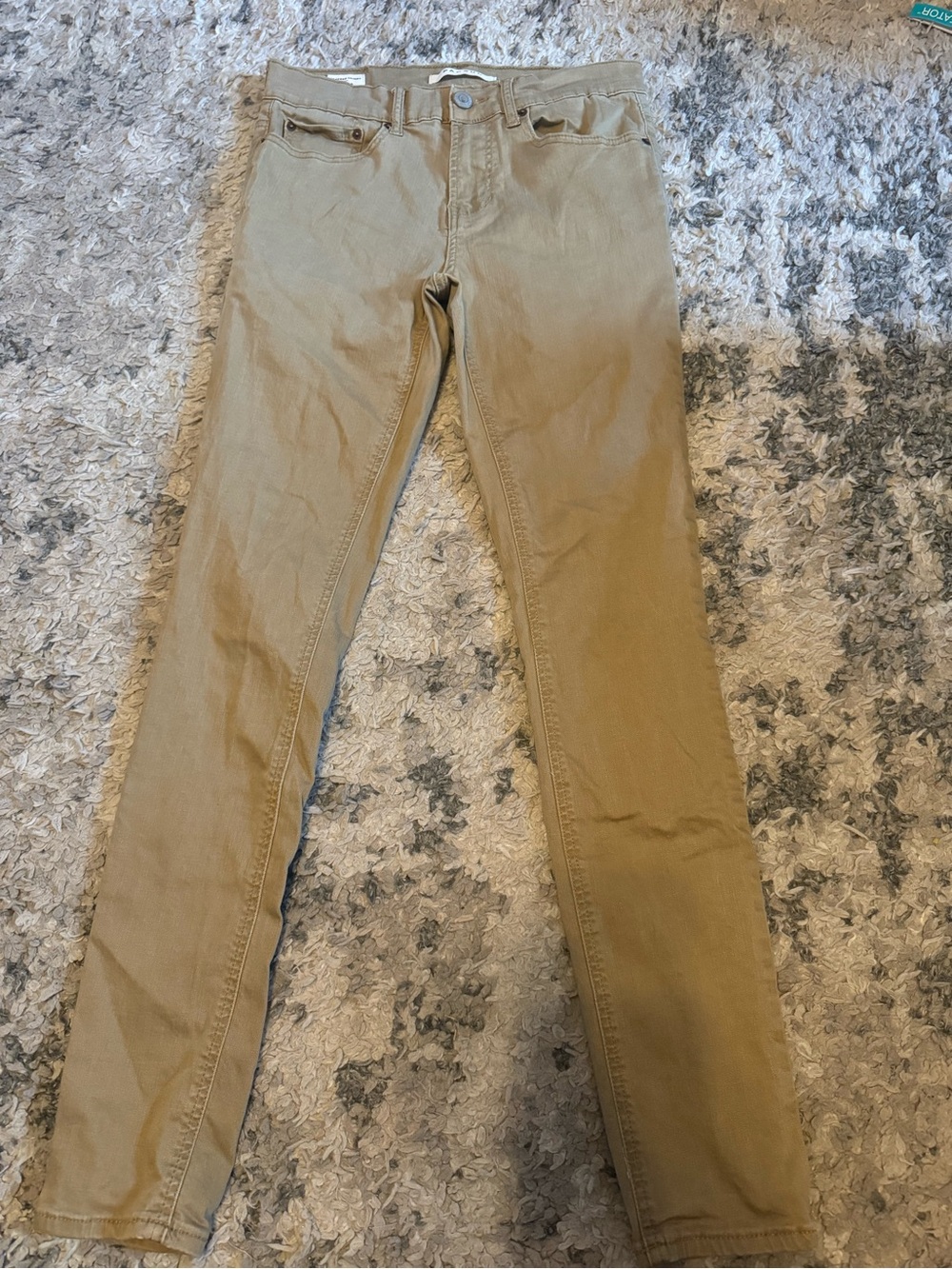 PacSun Men's Skinny Jeans in Khaki